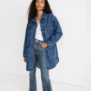 Women's Denim Oversized Chore Coat